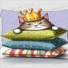 1000 Piece Cat Puzzles for Adults - Cartoon Pillow Cat Wooden Jigsaw Puzzle for Beginners, Unwind from Daily Life, and Toys for Family Bonding Activities view 1