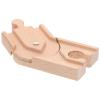 Toyvian Wooden Train Track - Expansion Pack Compatible with Thomas Wooden Train Railway Track Expansion Block Accessories for Table view 1