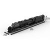 Helixsun Union Pacific 4014 Train Building Blocks, 1/40 Scale Dynamic RC Steam Locomotive Train Building Kit, MOC-73232 Train Construction for Adults (3200 Pieces) view 2