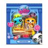 Bandai Littlest Pet Shop Petfluencer Sunset Pals Petfluencer Set Contains 2 LPS Mini Pet Toys 4 Accessories 1 Backdrop 1 Collector Card and 1 Virtual Code Collectable Toys for Girls and Boys view 1