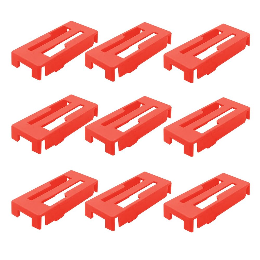 50 Pack Servo Extension Cable Servo Clip Lock Cable Safety Connector Lead Wire Holder Buckle for RC Servo Cable Y Cable Jr Servo Connection