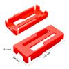 50 Pack Servo Extension Cable Servo Clip Lock Cable Safety Connector Lead Wire Holder Buckle for RC Servo Cable Y Cable Jr Servo Connection view 2