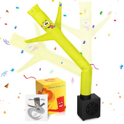 Poen Mini Wacky Waving Inflatable Tube Guy for Kids Gift with Blower Gag Inflatable Tube Man Birthday Desktop Decor Dancing Blow up Man for Office Party Decor(Cute)