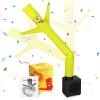Poen Mini Wacky Waving Inflatable Tube Guy for Kids Gift with Blower Gag Inflatable Tube Man Birthday Desktop Decor Dancing Blow up Man for Office Party Decor(Cute) view 1