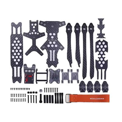 FEICHAO 7inch Drone Frame Kit Carbon Fiber Board Rack for Racing Drone (Compatible with Air Unit)
