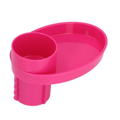 Alomejor Portable Snack Tray, Versatile Design, Cup Holder, Universal fit, Collapsible, Lightweight, Durable for car Travel, Stroller use, Outdoor act