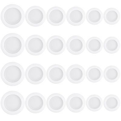 24 Pcs Piggy Bank Stopper Plugs - Multi Purpose Round Piggy Bank Plug Packaging Accessories - White