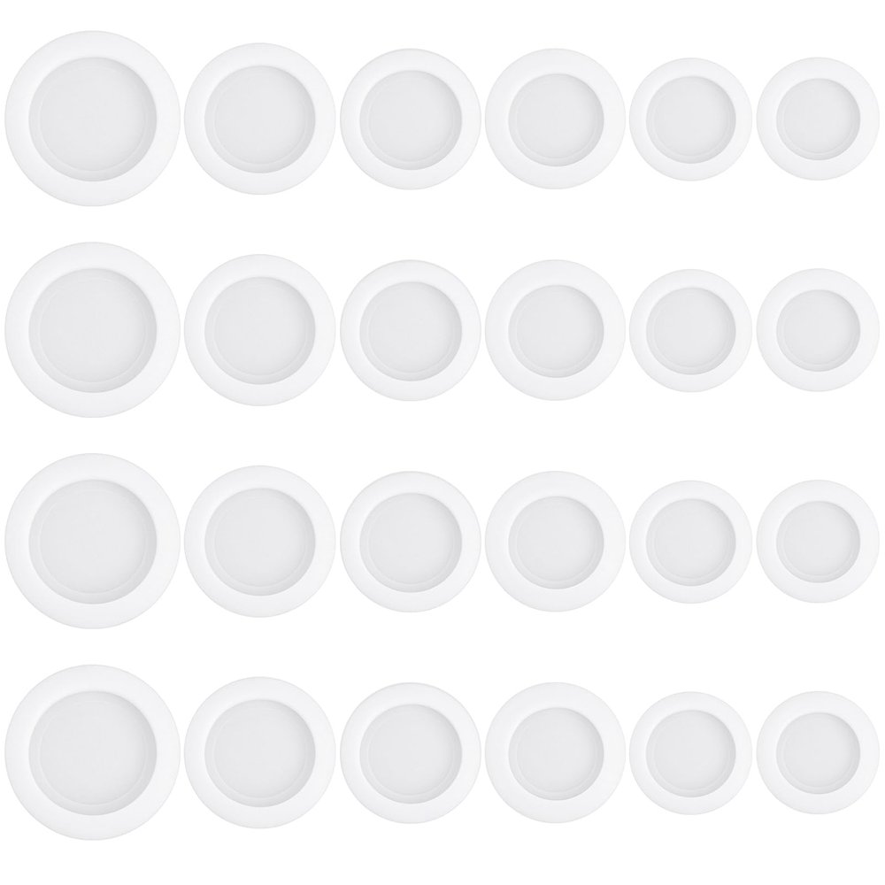 24 Pcs Piggy Bank Stopper Plugs - Multi Purpose Round Piggy Bank Plug Packaging Accessories - White