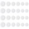 24 Pcs Piggy Bank Stopper Plugs - Multi Purpose Round Piggy Bank Plug Packaging Accessories - White view 1