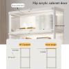 YQMHEZ Acrylic Display Case, Curio Cabinet Display Boxes Made, of Natural Bamboo Material, Flip and Hover Cabinet Door, Sealed and dustproof, Easy to Clean Install(60 * 30 * 106cm) view 4
