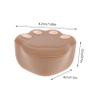 Abaodam 4pcs Childproof Corner Bumpers Silicone for Furniture Desk Table Tv Cabinet Wall Corner Protectors Adhesive Safety for Boys and Girls view 3