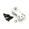 CRUMPS Adjustable Section Strength Servo Protection 25T Teeth Tooth Half Servo Arm Horn for 1/8 1/10 Remote Control Car Boat (Color : L Silver) view 1