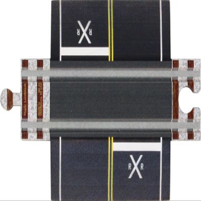 Wooden Train Track - Street Crossing - Made in USA