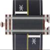Wooden Train Track - Street Crossing - Made in USA view 1