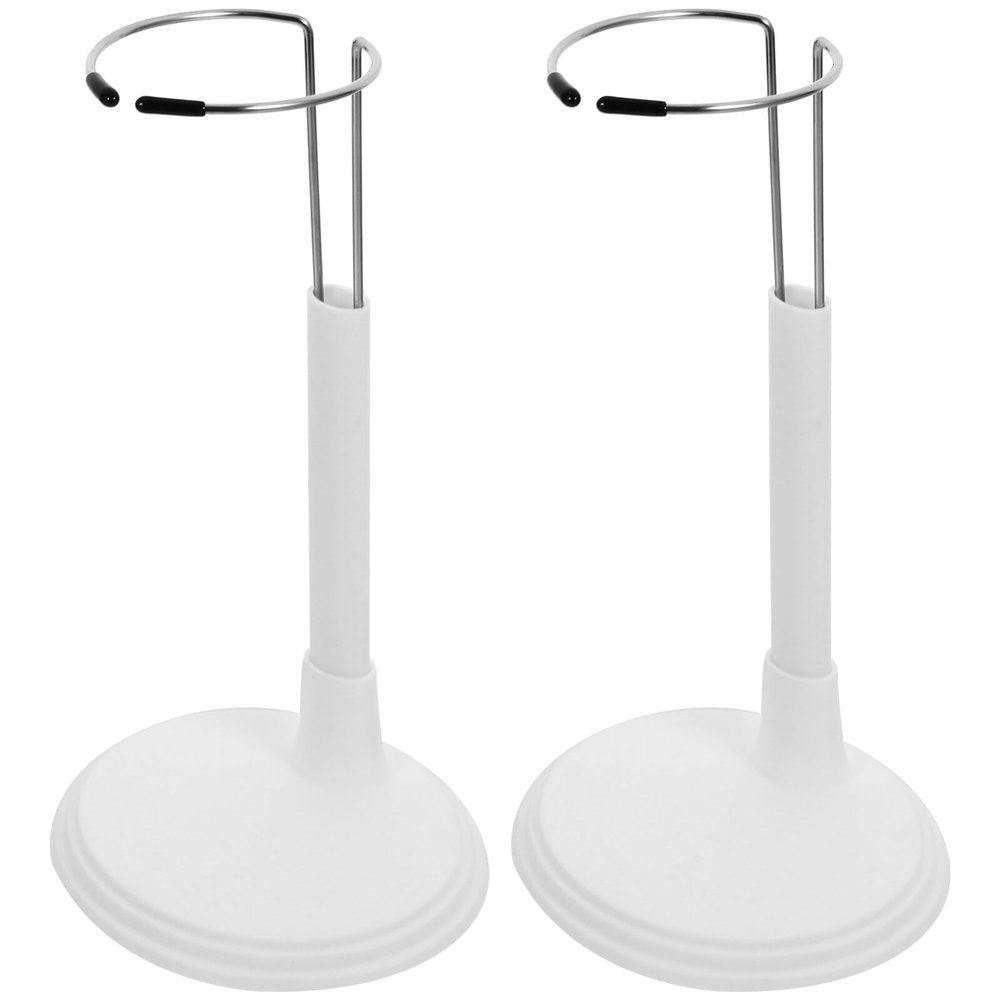 Abaodam Doll Stand for 25cm Doll White Support Frame Storage Rack for Home and Store Display