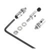 CRUMPS RC Airplane Control Horns 20x11mm+1.2x21mm Clevis+Pushrod Connector Linkage Stopper 1.3mm+1.2x180mm Steel Z Style Pushrods Parts view 2