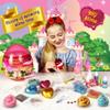GirlZone Slime Kit - 42-Piece Apple-Scented DIY Slime Kit with Activator & Add-Ins - Princess & Mermaid Combo for Girls Ages 7+ - Heart Containers, Butter & Fluffy Textures view 4