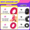 Fidget Toys Sensory Rings for Kids: Quiet Textured Ring 18 Pack - Sensory Toys for Kids with Autism - Calming Corner Bulk Fidgets for Classroom Prize view 2