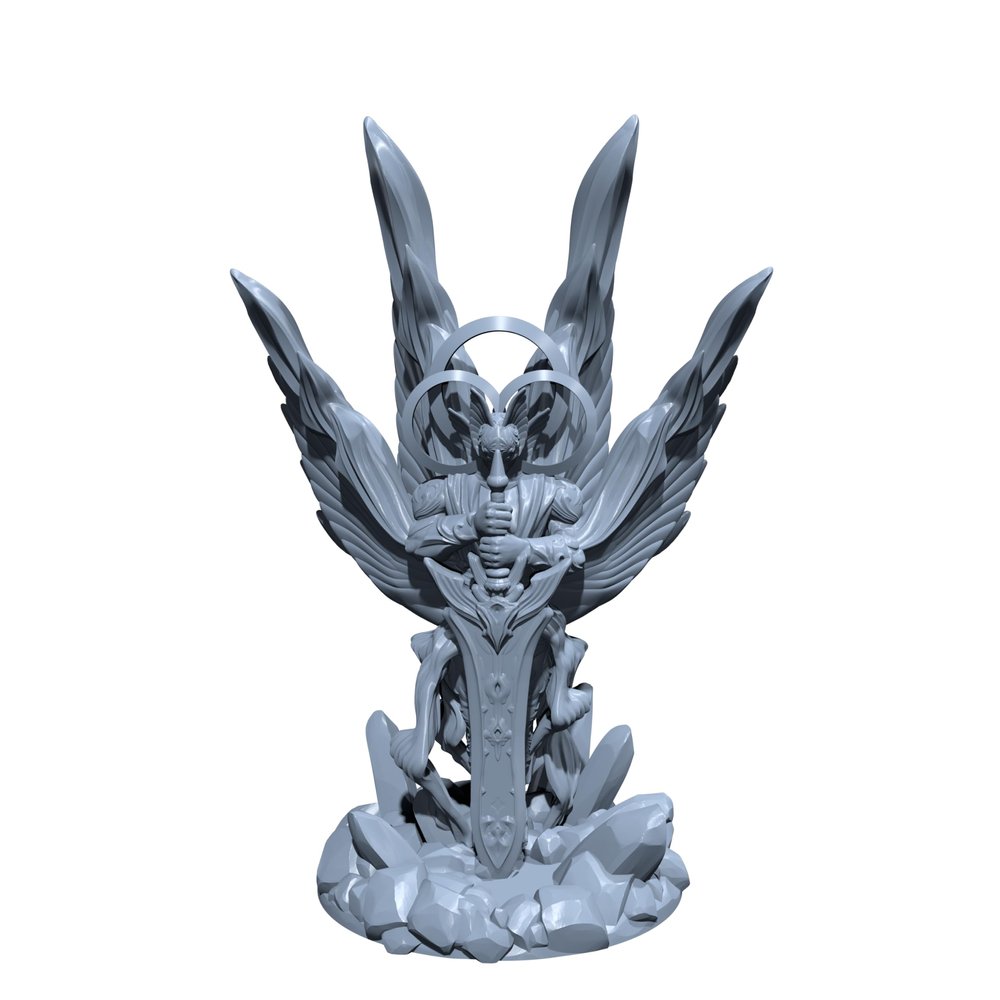 Arch Angel Warlord | Miniature for Tabletop Games Like D&D and War Gaming Medium (Normal Size)