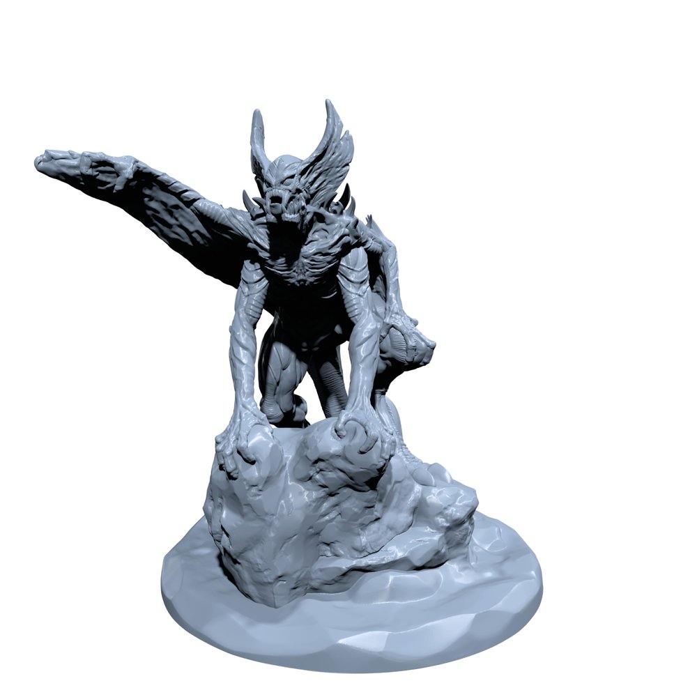 Aberrant Vampire God | Undead Aberration Miniature for Tabletop Games Like D&D and War Gaming Medium