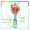 Little Kids Cocomelon Light and Sound Musical Bubble Wand, Includes Bubble Solution view 2
