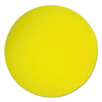 212 Main Uncoated Regular-Density Foam Balls, 7'' Diameter, Yellow