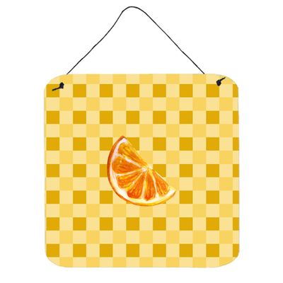 212 Main Sliced Oranges on Basketweave Wall or Door Hanging Print