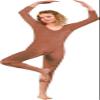 212 Main Girls Velvet Unitard, Brown - Large 10-12 view 1