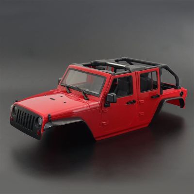 1:10 Scale Convertible Hard Body Kit 313mm Wheelbase for 1/10 RC Crawler Axial SCX10 for Wrangler for Rubicon for Traxxas TRX4 for Redcat GEN8 Modification Accessories (Color : 9)