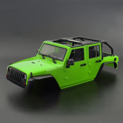 1:10 Scale Convertible Hard Body Kit 313mm Wheelbase for 1/10 RC Crawler Axial SCX10 for Wrangler for Rubicon for Traxxas TRX4 for Redcat GEN8 Modification Accessories (Color : 4)