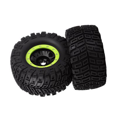 2PCS RC Car Rubber Tire Wheel Rim Set Fit For BUSH G5 E6 G2 For Revo HPI For Savage Hp 1:8 RC For Monster Car Spare Parts Accessory Modification accessories (Color : A)