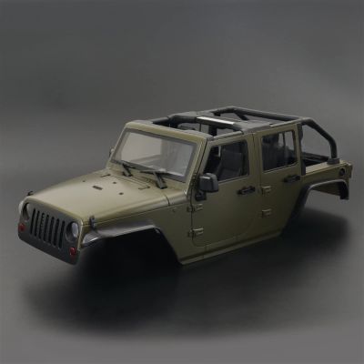 1:10 Scale Convertible Hard Body Kit 313mm Wheelbase for 1/10 RC Crawler Axial SCX10 for Wrangler for Rubicon for Traxxas TRX4 for Redcat GEN8 Modification Accessories (Color : 6)