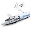 OTONOPI Electric Bullet Train with Lights and Sounds Subway Locomotive Engine High Speed Toy Train Model Inertial Driving Play Vehicle for Kids Age 3+ view 1