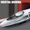 OTONOPI Electric Bullet Train with Lights and Sounds Subway Locomotive Engine High Speed Toy Train Model Inertial Driving Play Vehicle for Kids Age 3+ view 2