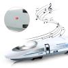 OTONOPI Electric Bullet Train with Lights and Sounds Subway Locomotive Engine High Speed Toy Train Model Inertial Driving Play Vehicle for Kids Age 3+ view 4
