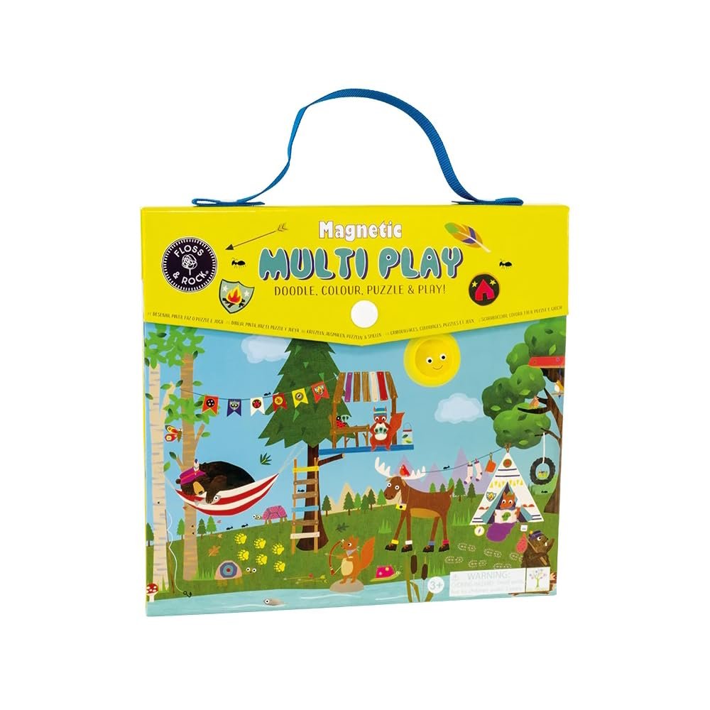 Floss and Rock Magnetic Multi Play, Adventure, 9.25-inches Length-inches Length, Educational Activities for Kids, 48P6042