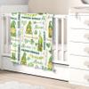 Personalized St Patrick's Day Blanket for Girls Boys - Shamrocks Green Clovers Irish Custom Baby Swaddle With Name for Toddlers Infants Kids - Nursery Crib Decor Throw Birthday Gift view 3