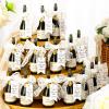 Sunnychicc 20 Pcs Mini Champagne Bubbles Wedding Favor Bulk Small Champagne Bottle Shaped Bubbles with Ribbons Gold Pins and Cards for Wedding Send Off Bridal Shower Celebration view 1
