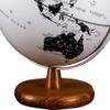 Globe Classic Newest Version Black And White Earth Globe With Wooden Base Glowing Led Geo Globe Rotating Gift For Kids 12.5" Diameter Globe for Decor view 4
