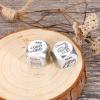 2 Pcs Food Dice for Him & Her - Valentines Gifts for Her Him, Food Decision Dice, Perfect for Boyfriend, Girlfriend Santa Swap Exchange Christmas Game Dice for Womne Men Birthday Dinner Decision Gifts view 4