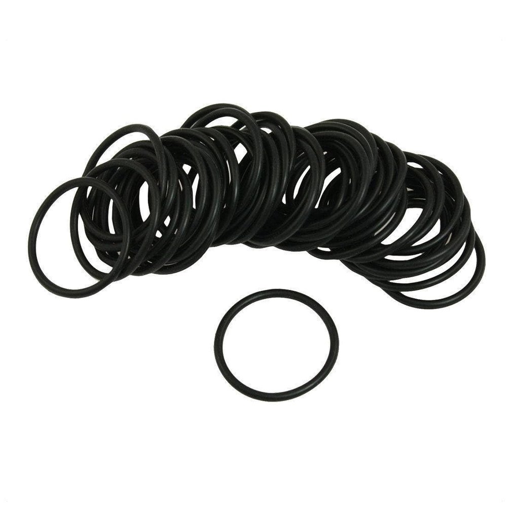 50 Pcs Nitrile Rubber O Ring NBR Oil Seal Gaskets 27mm x 2mm
