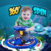 Ocean Twister 360 Sit Twist Spin Classic Spinning Kids Toy Activity Toy for Toddlers Ages Over 18 Months 2 3 4 5 Birthday for Boy Girl Indoor or Outdoor Larger Chassis More Stable and Safer (Blue) view 2