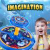 Ocean Twister 360 Sit Twist Spin Classic Spinning Kids Toy Activity Toy for Toddlers Ages Over 18 Months 2 3 4 5 Birthday for Boy Girl Indoor or Outdoor Larger Chassis More Stable and Safer (Blue) view 4