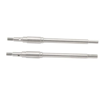 2pcs RC Car Rear Axle Shaft, Stainless Steel RC Car Rear Axle Shaft for FMS 1/10 Explorer Mashigan for RC Cars RC Parts