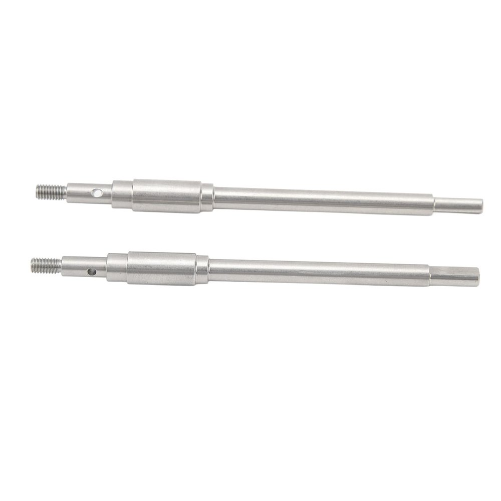 2pcs RC Car Rear Axle Shaft, Stainless Steel RC Car Rear Axle Shaft for FMS 1/10 Explorer Mashigan for RC Cars RC Parts