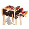 Janod - Pretend Play Wooden Barbeque Playset 20" Tall - Ages 3-6 - Pretending to Cook Meals - Realistic Grilling Experience - Over 50 Accessories Included - J06619 view 3