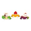 Janod - Farm Wooden Animal Car Train Push and Go Playset - Imaginative Play - Magnetic Interchangeable Cars - Enhances Imagination and Motor Skills - Safe Quality Materials view 3