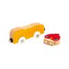 Janod - Farm Wooden Animal Car Train Push and Go Playset - Imaginative Play - Magnetic Interchangeable Cars - Enhances Imagination and Motor Skills - Safe Quality Materials view 4