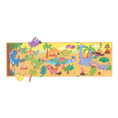 Janod - Magneti'stories - Magnetic playboard - Dinosaurs