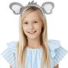 2-Pack Koala Ear Headbands for Kids - Soft Plush Animal Costume Headbands for Jungle Safari Party, Halloween & Dress Up - Photo Booth Props and Party Favors view 3